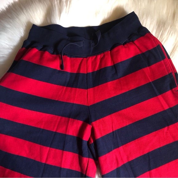 Hanna Anderson Blue and Red Striped Shorts NWT - Picture 4 of 7